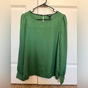 J. Crew green blouse